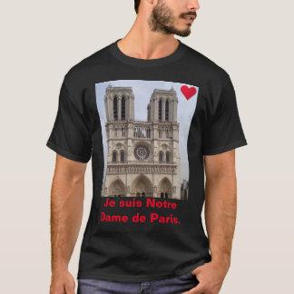 Notre Dame de Paris Cathedral. T-Shirt