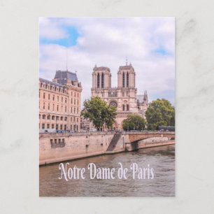 Notre Dame de Paris France Catholic cathedral Postcard