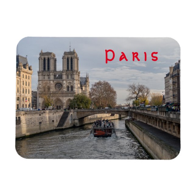 Notre Dame de Paris, France Magnet (Horizontal)