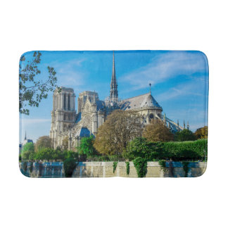 Notre Dame de Paris in France Bath Mat