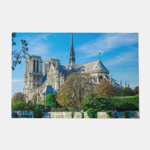 Notre Dame de Paris in France Doormat