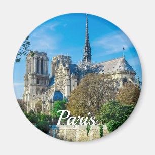 Notre Dame de Paris in France Magnet