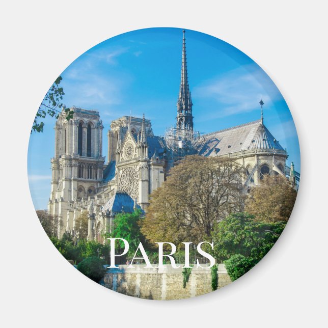 Notre Dame de Paris in France Magnet (Front)