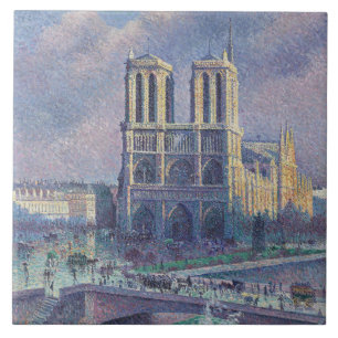 Notre-Dame de Paris (Parisian Cathedral, France) Tile