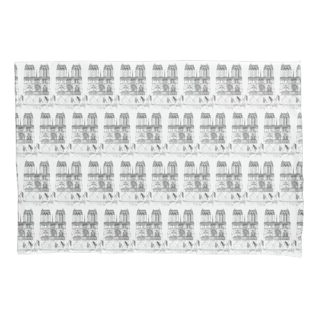 Notre Dame de Paris Pillowcase (Front)