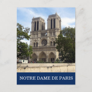 notre dame de paris postcard