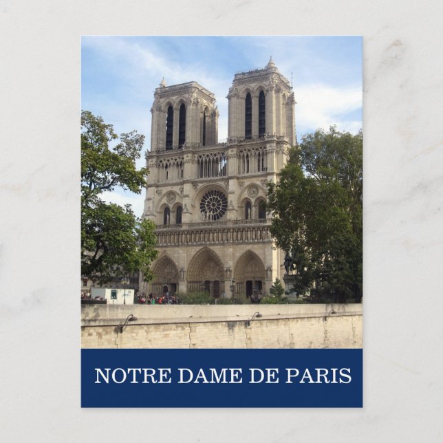 notre dame de paris postcard (Front)