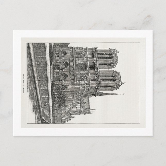 Notre Dame de Paris postcard (Front)