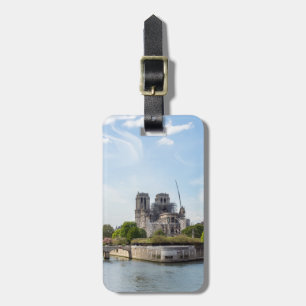 Notre Dame de Paris, the day after 2019 fire Luggage Tag