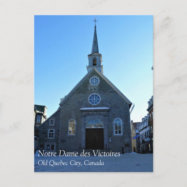 Notre Dame des Victoires, Old Quebec City, Canada Postcard (Front)