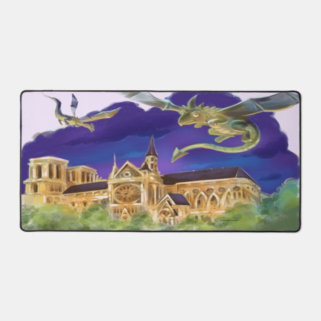 Notre Dame Desk Mat (Front)