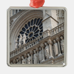 Notre Dame detail Metal Tree Decoration