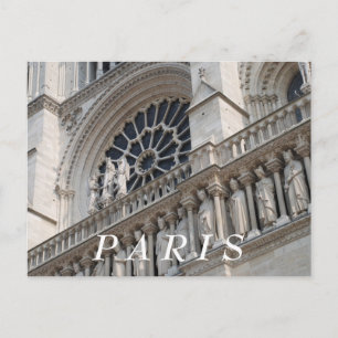 Notre Dame detail Postcard