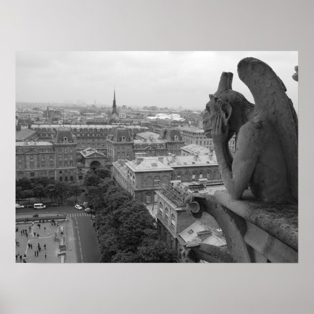 Notre Dame Gargoyle 2 Poster (Front)