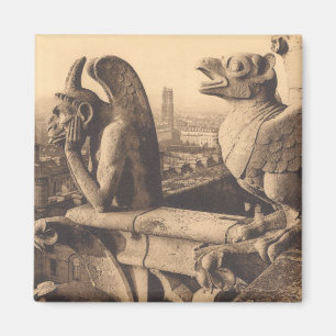 Notre Dame Gargoyle Magnet