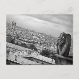 Notre Dame Gargoyle Postcard
