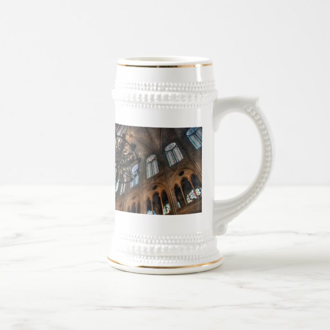 Notre Dame interior Beer Stein (Right)