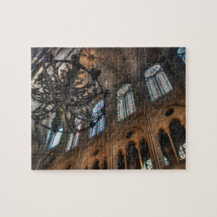 Notre Dame interior Jigsaw Puzzle
