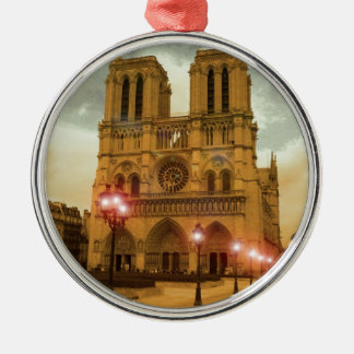 Notre Dame Metal Tree Decoration