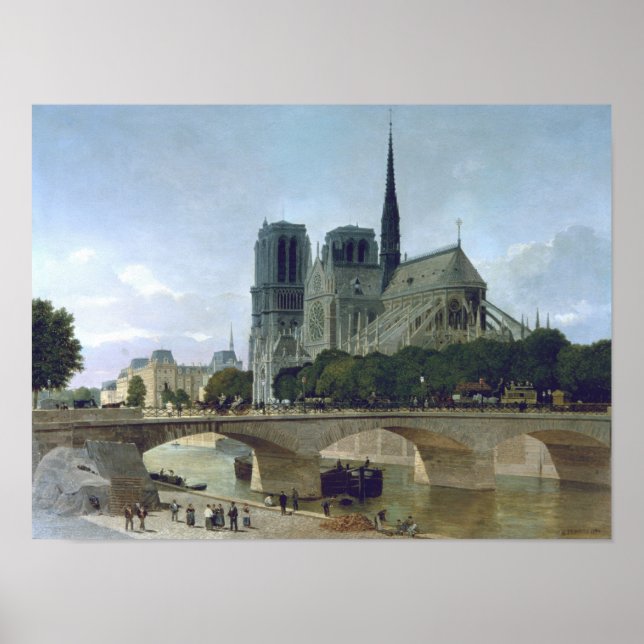 Notre Dame, Paris, 1884 Poster (Front)
