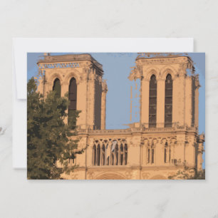 Notre Dame Paris card (blank)