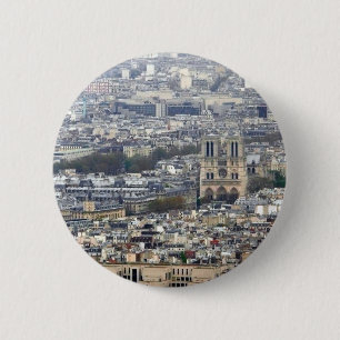 Notre Dame Paris France 6 Cm Round Badge