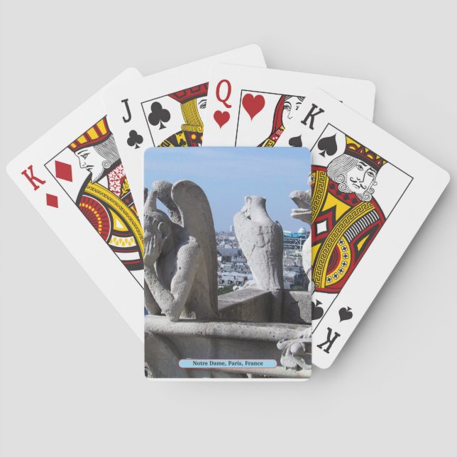 Notre Dame, Paris, France Playing Cards (Back)