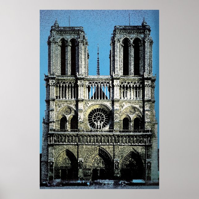 Notre Dame Paris France Poster (Front)