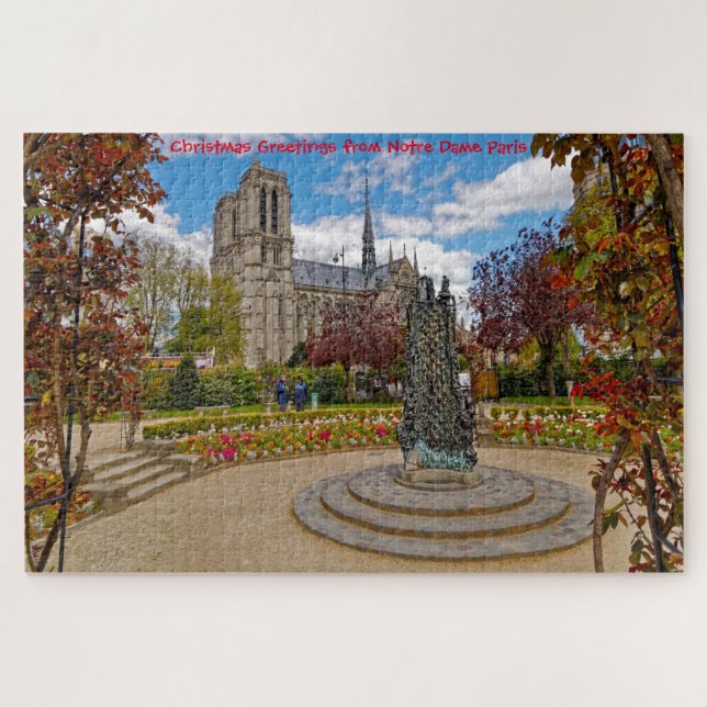 Notre Dame Paris. Jigsaw Puzzle (Horizontal)