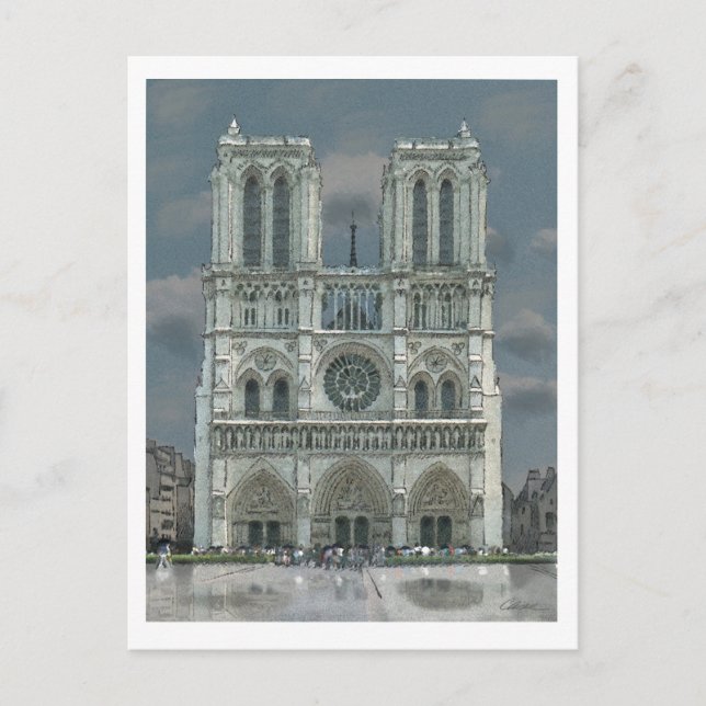 Notre Dame post card (Front)