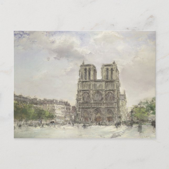 Notre Dame Postcard (Front)