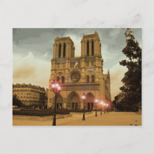 Notre Dame Postcard