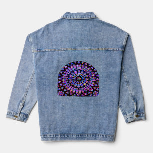 Notre Dame rose window Denim Jacket
