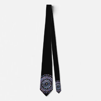 Notre Dame Rose Window Tie