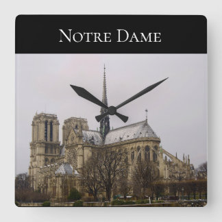 Notre Dame Square Wall Clock
