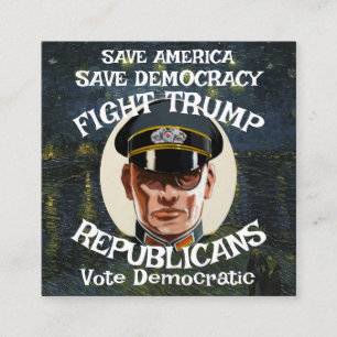 NoTrump Republican Party Grad Retirement Wedding Enclosure Card