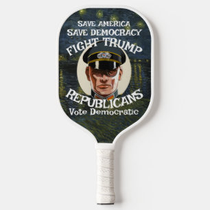 NoTrump Republican Party Grad Retirement Wedding Pickleball Paddle