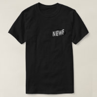 Notta Bear Mens NEWF logo Tshirt B&W