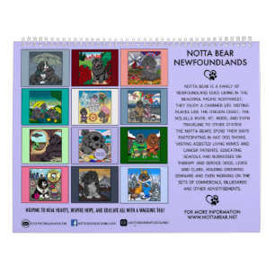 Notta Bears State Dog of Oregon: The Newfoundland Calendar