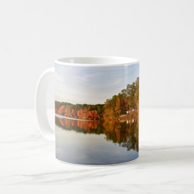 Notte Park Autumn Reflections Coffee Mug (Front Left)