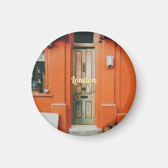 Notting Hill Doorstep, London, UK Magnet (Front)