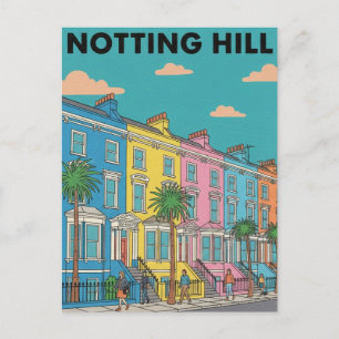Notting Hill London Postcard