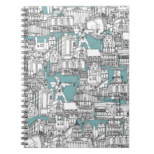 NOTTINGHAM BLUE NOTEBOOK