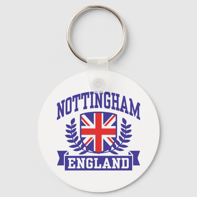 Nottingham England Key Ring (Front)