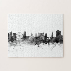 Nottingham England Skyline Jigsaw Puzzle