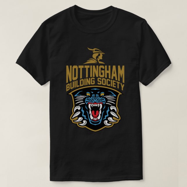 Nottingham Panthers Logo, NOT Lightweight Hoodie T-Shirt (Design Front)