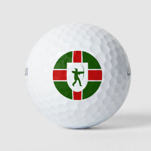 Nottinghamshire county flag golf balls