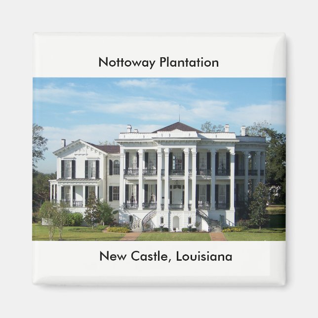 Nottoway Plantation Magnet (Front)