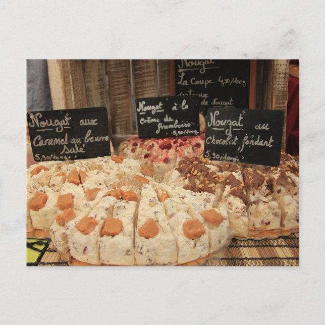 Nougat from Provence Postcard (Front)