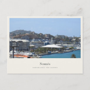 Noumea Harbour and Hills Postcard